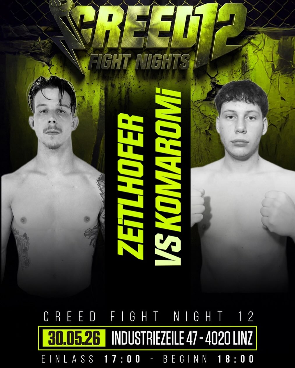 Zeitlhofer vs Komaromi — Creed 12